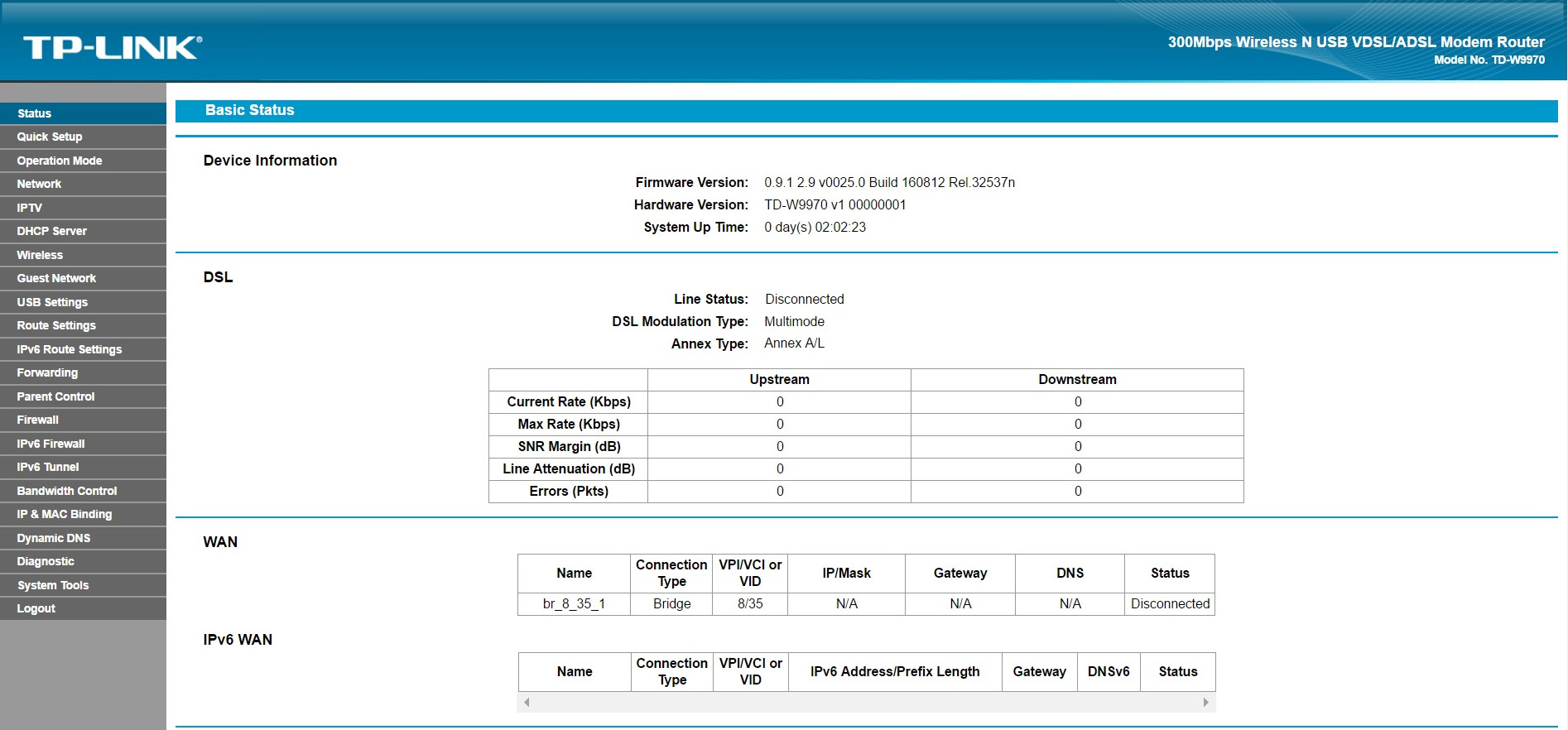 TP-Link Td-W9970